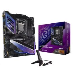 ASRock X870E NOVA WIFI ATX Motherboard AM5 DDR5 Wi-Fi 7 PCIe 5.0 ASRock X870E NOVA WIFI ATX Motherboard AM5 DDR5 Wi-Fi 7 PCIe 5.0